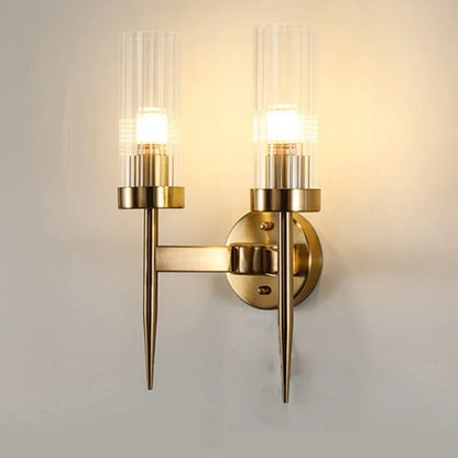 Almastos - Modern Fluted Glass Wall Lamp