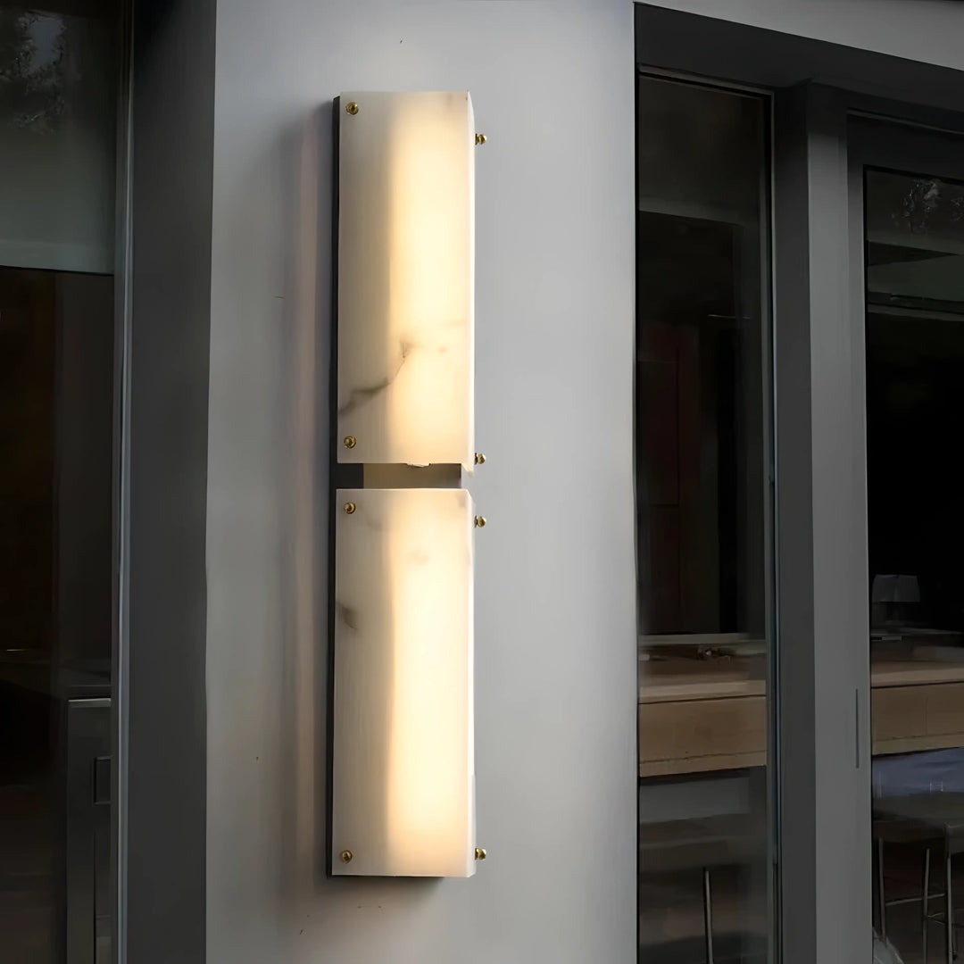 Cristofer - Marble Style Outdoor IP65 Wall Light