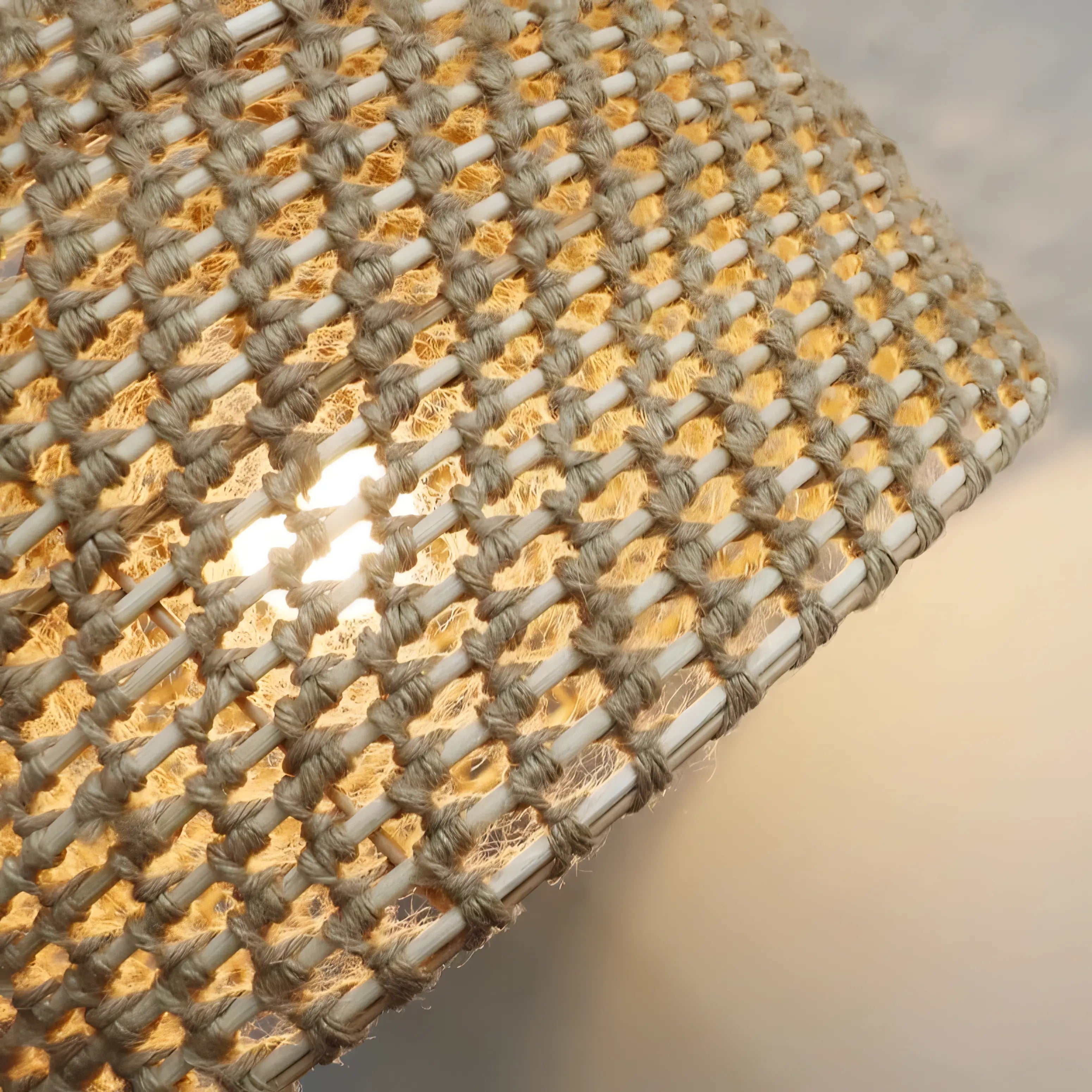 Padilla - Wicker Rattan Pendant Ceiling Light Handmade Japanese Style