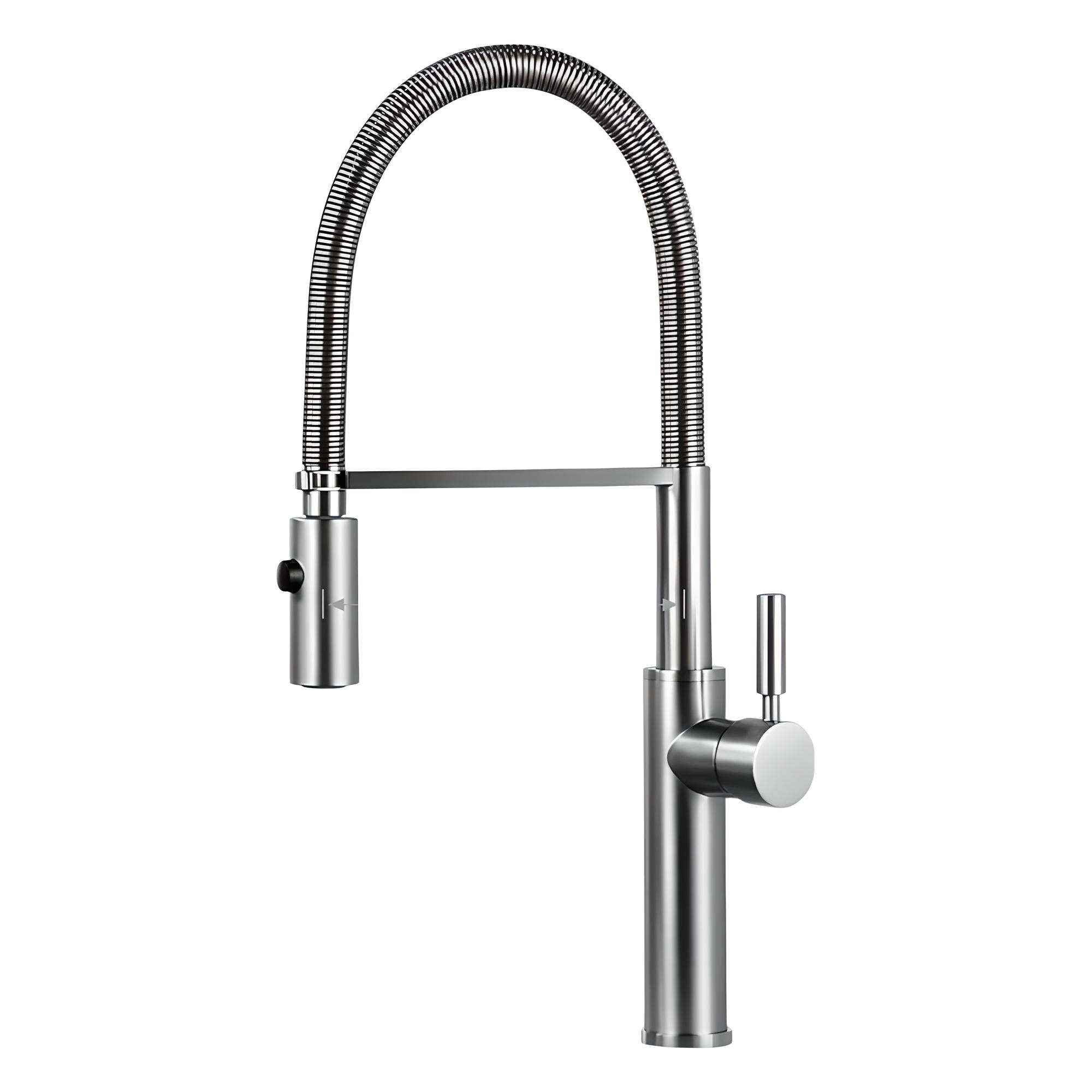 Jarrell - Brushed Gold Pull Out Hot & Cold Single Handle Mixer Kitchen Tap