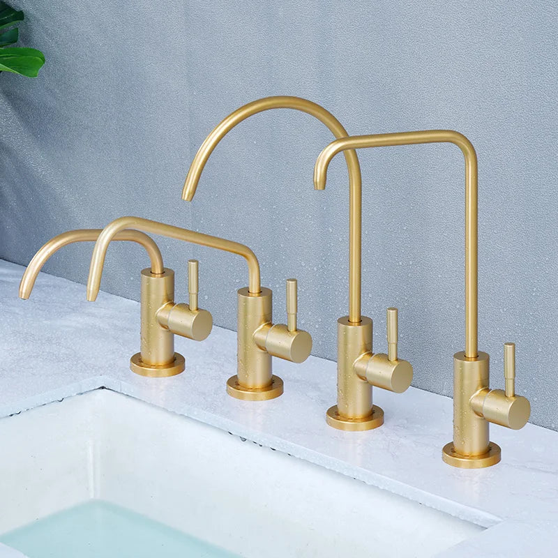 Christion - Gold Modern Rotatable Purified Cold Water Drinking Tap