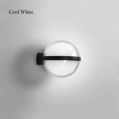 Caspian - Modern 10W Round LED Outdoor Wall Light