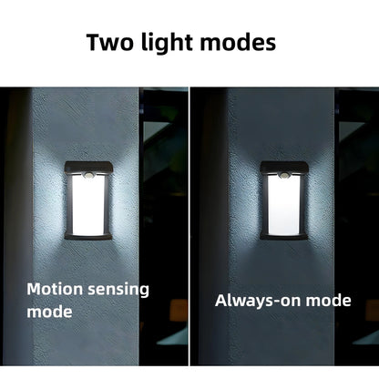 Mcghee - LED Round Outdoor Motion Sensor Wall Light