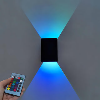 Kareem - Dimmable Multicolour Up/Down Remote Control Wall Light