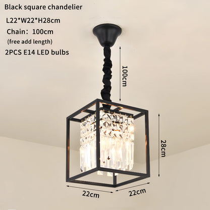 Cornelia - Modern Crystal Caged Ceiling Chandelier