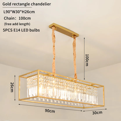 Cornelia - Modern Crystal Caged Ceiling Chandelier