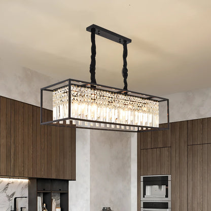 Cornelia - Modern Crystal Caged Ceiling Chandelier