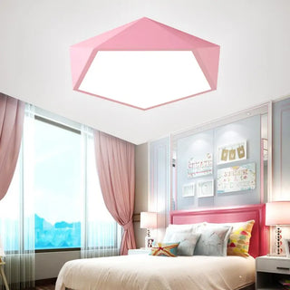 Calista - Modern Pentagonal Flush Mount Ceiling Light