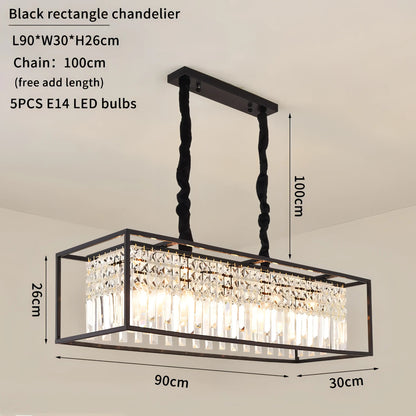 Cornelia - Modern Crystal Caged Ceiling Chandelier