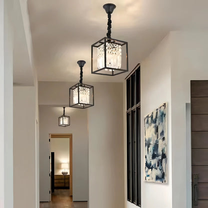 Cornelia - Modern Crystal Caged Ceiling Chandelier