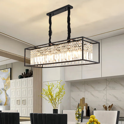 Cornelia - Modern Crystal Caged Ceiling Chandelier