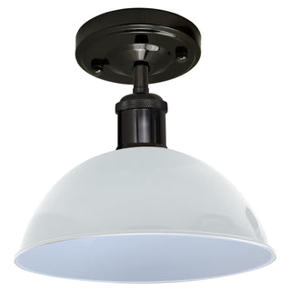Schmi - Modern Black White Dome Ceiling Light