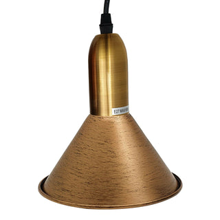 Watkins - Brushed Copper 3 Head Round Pendant Ceiling Light