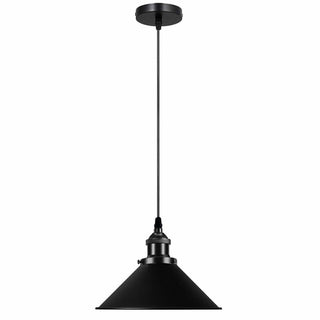 Sawyer - Modern Black Adjustable Cord Cone Ceiling Light
