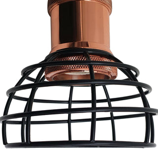 Beltran - Modern Brass Caged 3 Head Ceiling Flush Mount Light