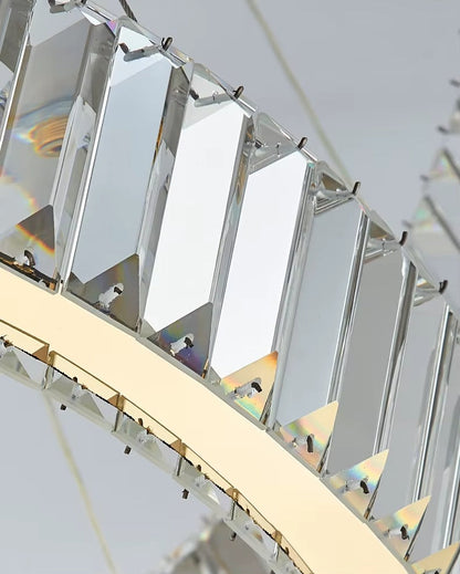 Atupa - 6 Ring Hanging Tiered Ceiling Chandelier