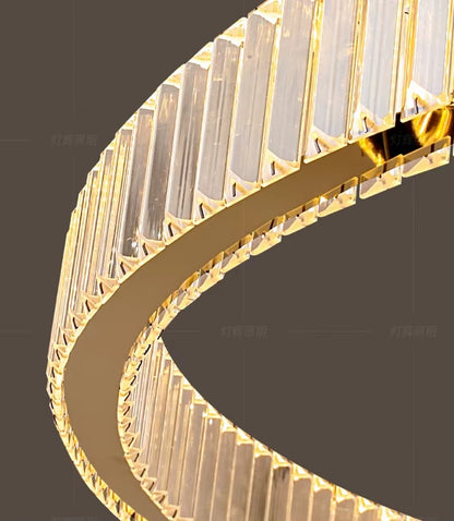 Atupa - 6 Ring Hanging Tiered Ceiling Chandelier