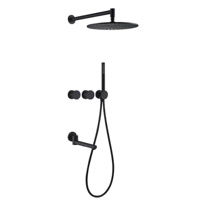 Lochlan - Modern Simple Wall Mounted Multi-Function Shower Set