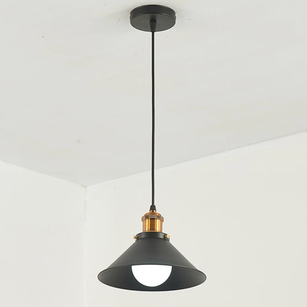 Hartman - Modern Industrial Cone Black Ceiling Light