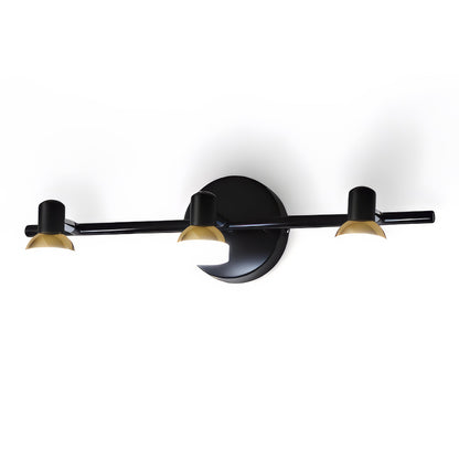 Halley - Modern Brass Adjustable Heads Vanity Light