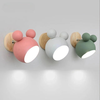 Aurora - Wooden Modern Nordic Round Wall Light