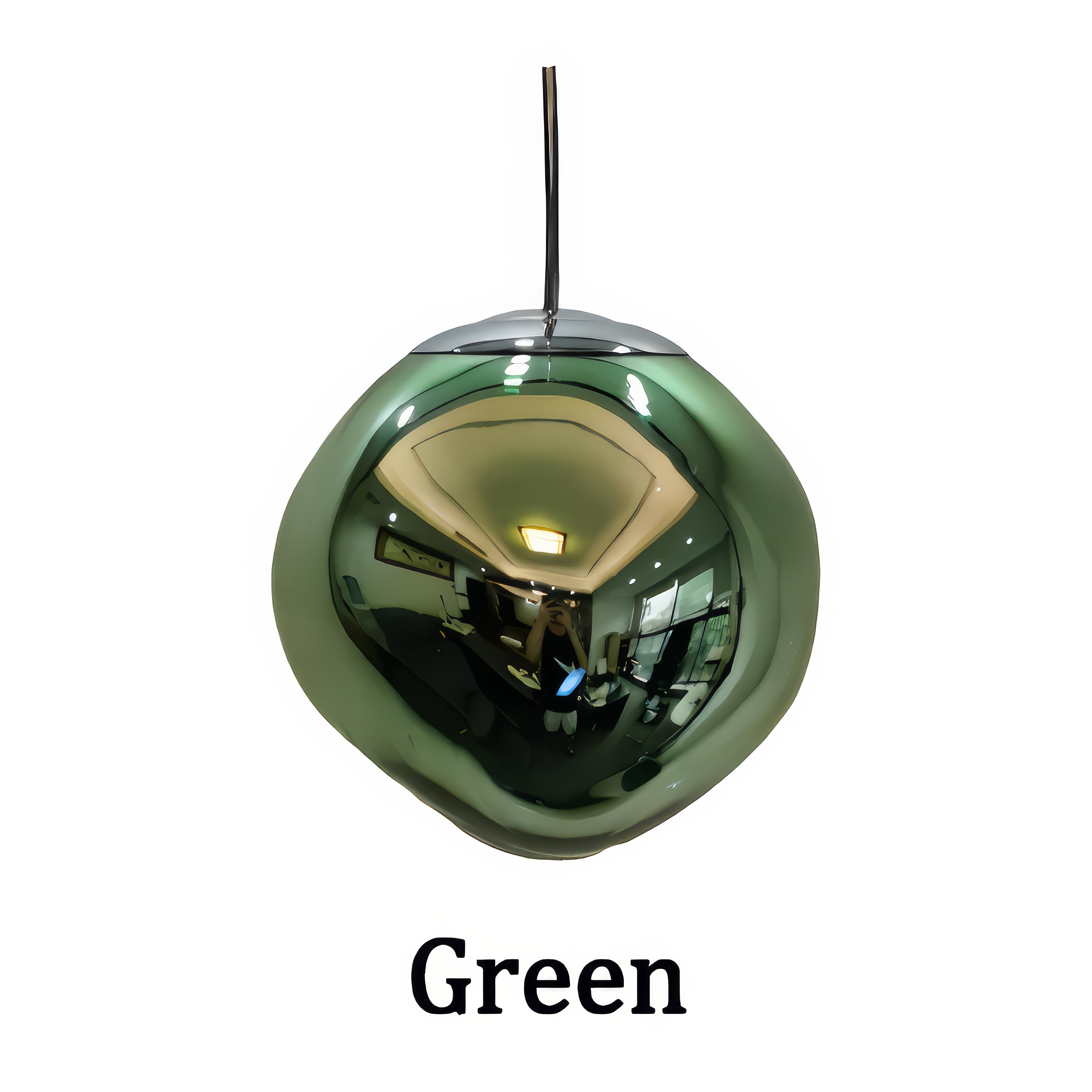 Dahlia - Modern Hanging Round Coloured Glass Hanging Pendant Ceiling Light