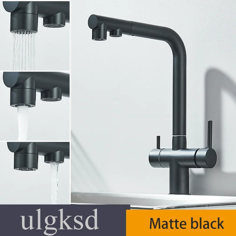 Grady - Deck Mounted 360 Rotate Water Purification Mixer Tap