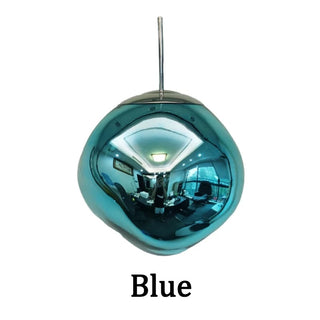 Dahlia - Modern Hanging Round Coloured Glass Hanging Pendant Ceiling Light