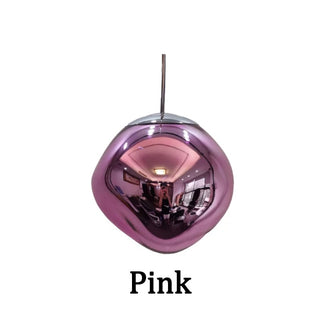 Dahlia - Modern Hanging Round Coloured Glass Hanging Pendant Ceiling Light