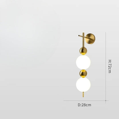 Dakota - Round Adjustable Ring Multi Milk Ball Shade Gold Hanging Chandelier