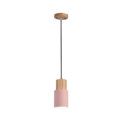 Jaziel - Round Wood Nordic Hanging Pendant Ceiling Light