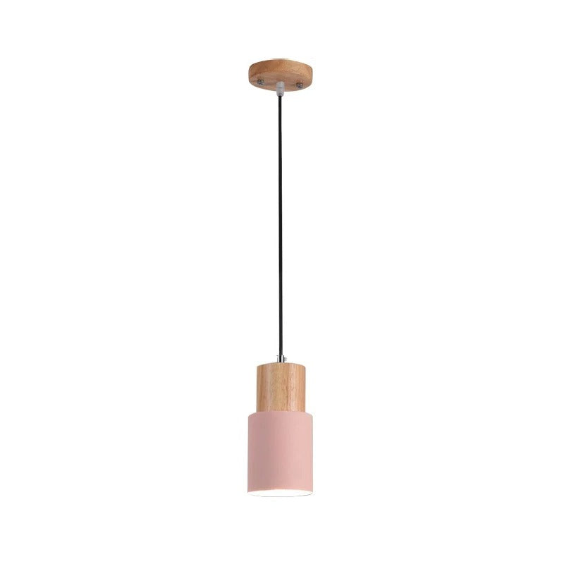 Jaziel - Round Wood Nordic Hanging Pendant Ceiling Light