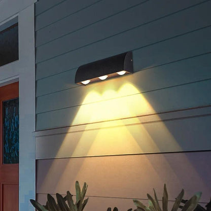 Daksha - Down Shinning Outdoor Wall Light 8W Waterproof