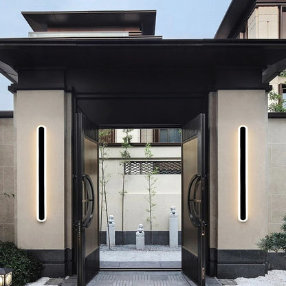 Almond - Rounded Rectangle Long Wall Light Bar