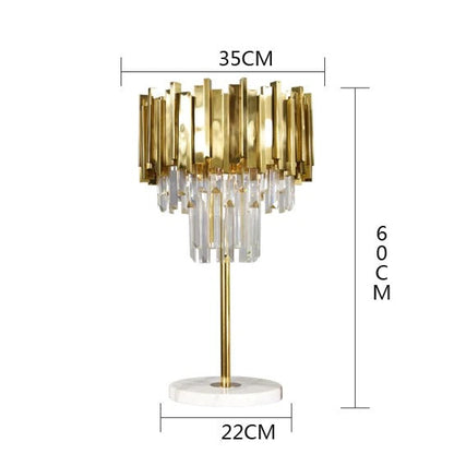 Odessa - Modern Round Gold Crystal Glass Ceiling Light Chandelier