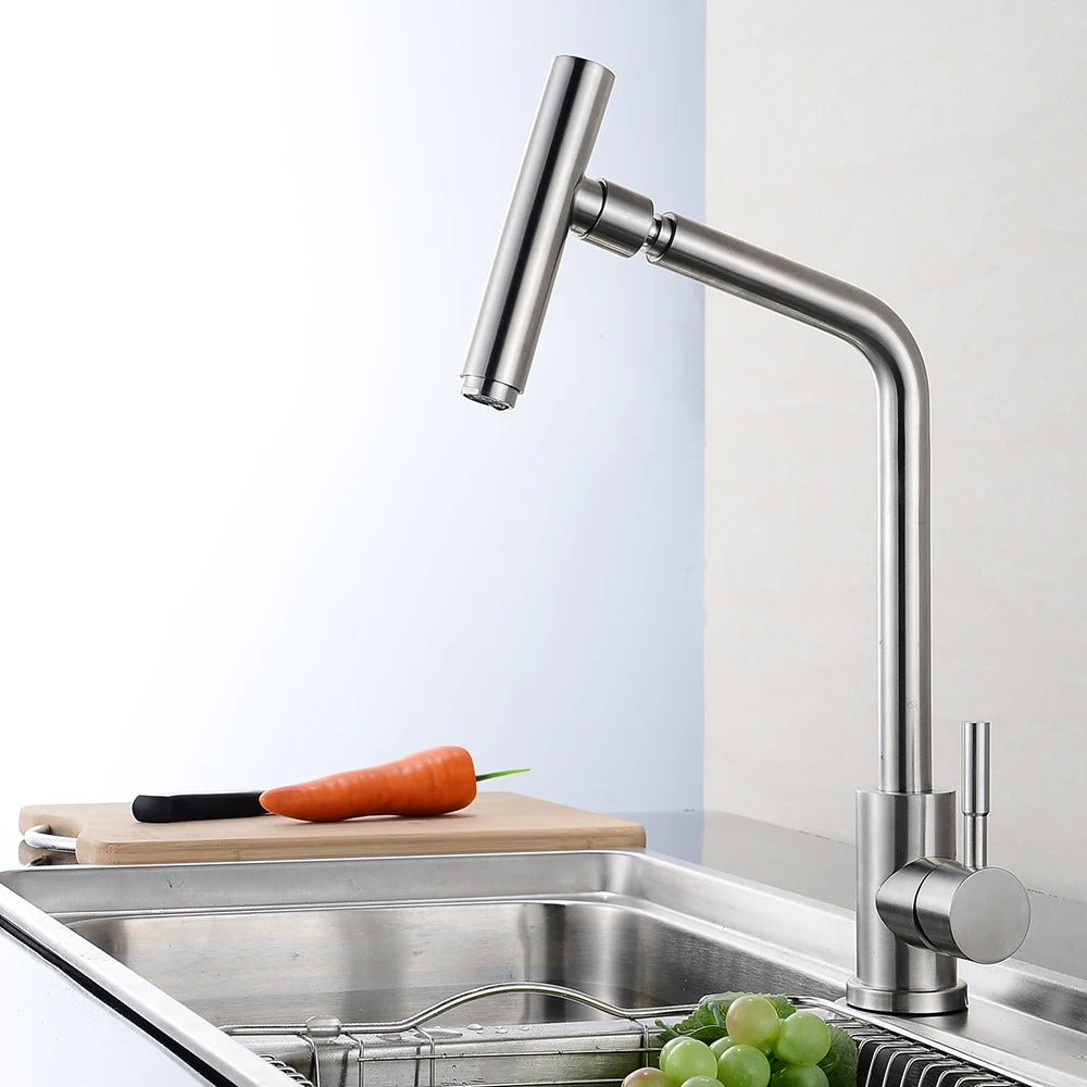 Pedro - 360 Swivel Hot/Cold Mixer Stainless Steel Kitchen Tap