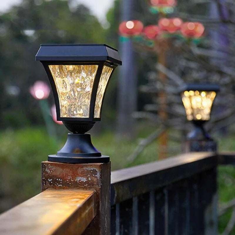 Sonam - Villa LED Solar Vintage Modern Standing Lamp