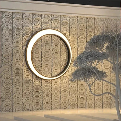 Amish - LED Outdoor Ring Wall Light