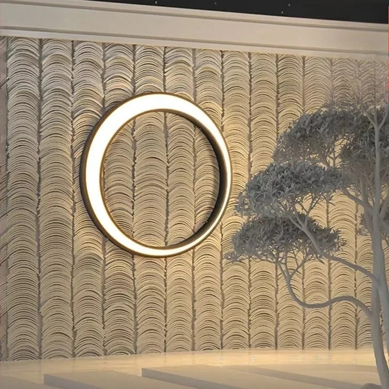 Amish - LED Outdoor Ring Wall Light