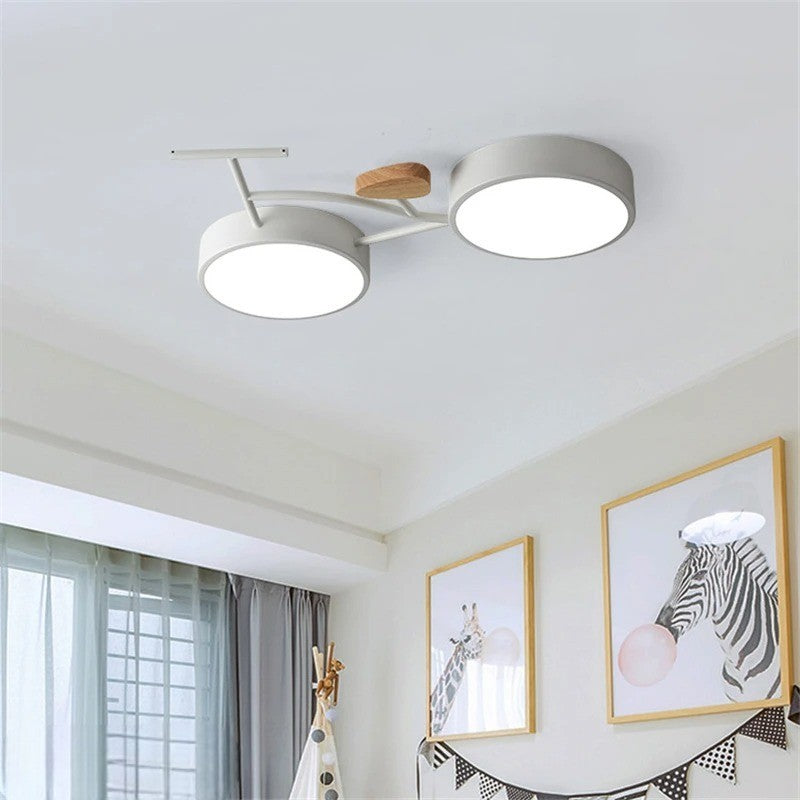 Villasenor - Modern LED Bike Flush Mount Ceiling Light