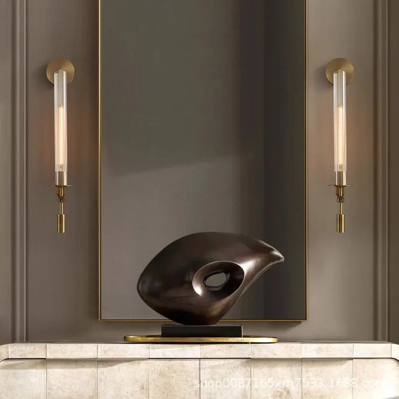 Novalee - Modern Gold Glass Wall Light