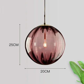 Flora - Glass Ball Pendant Hanging Lamp