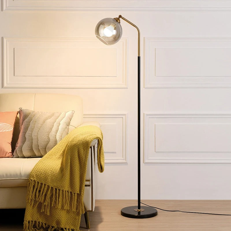 Simon - Modern Glass Orb Table Lamp