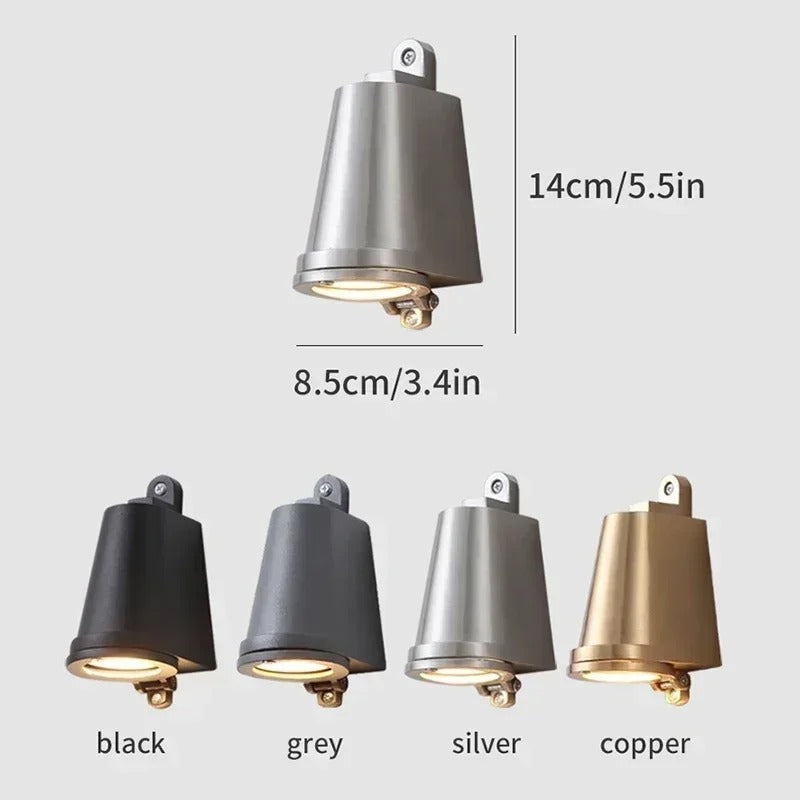 Keyley - Modern Outdoor Down Wall Light