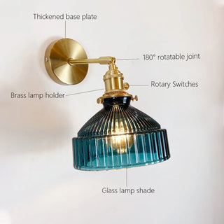 Trinity - Glass Lampshade Wall Mounted Lamp