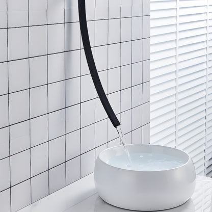 Sadhbh - Modern Wall Mounted Waterfall Bathroom Hot/Cold Mixer Tap