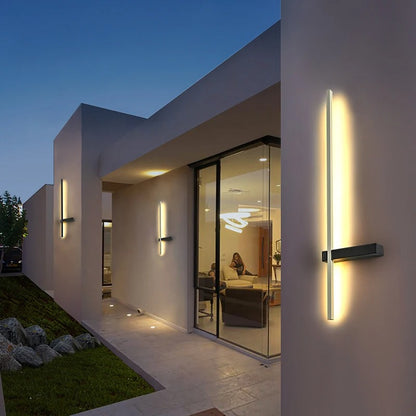 Kimana - Modern Outdoor Wall Light Bar Waterproof IP54
