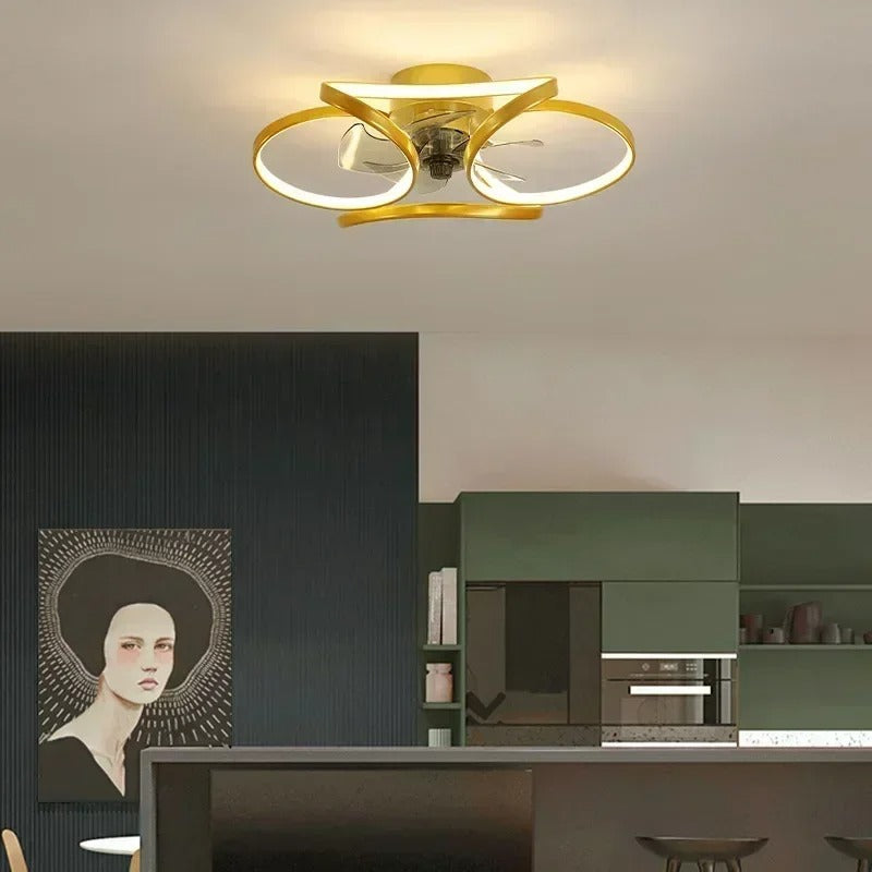 Nura - Modern 5 Blade Ceiling Fan Light