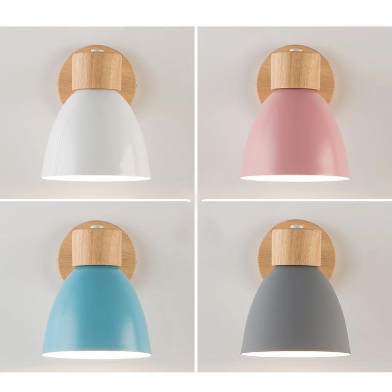 Yadiel - Wood Nordic Modern Hanging Switch Wall Light