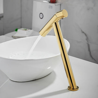 Yaakov - Modern Basin Hot/Cold Slanted Basin Mixer Tap